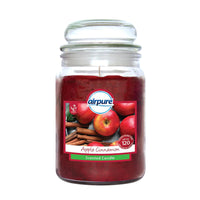 AirPure Large Scented Candle In Glass Jar Christmas Winter Fragrances 510g 18oz Apple Cinnamon candles Christmas Gift Shop