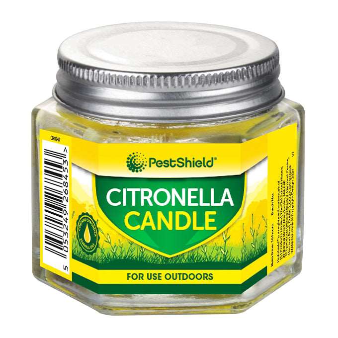 2 x Citronella Fragranced Glass Candle Jars Outdoor Garden Insect Deterrent candles Candles & Home Fragrance citronella galaxy other citronella