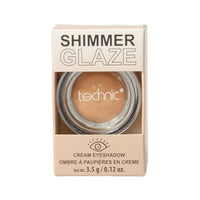 Technic Shimmer Glaze Cream Eyeshadow Pot Metallic Finish Darling - gold eyes eyeshadow makeup