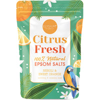 Elysium Spa Epsom Bath Salt Natural Magnesium Sulphate Relax Muscle 450g Citrus Fresh Nepoli & Sweet Orange bath