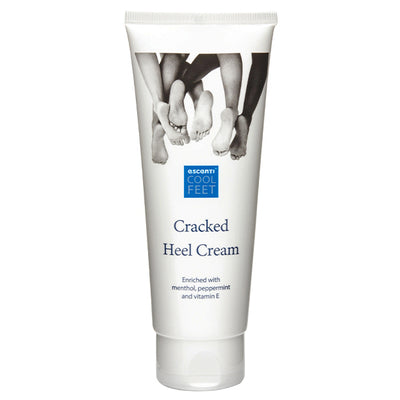 Escenti Cracked Heel Cream with Peppermint and Vitamin E - 100ml foot galaxy hand foot skin