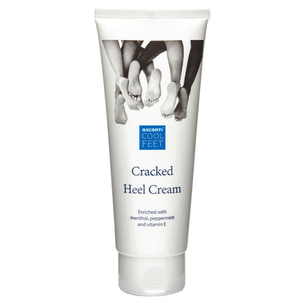 Escenti Cracked Heel Cream with Peppermint and Vitamin E - 100ml foot galaxy hand foot skin