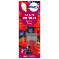 Airpure 2 in 1 Reed Diffuser with Crystal Beads Christmas Winter Fragrances 30ml Forever Berry aroma candles Christmas galaxy Gift Shop other xmas smell seasonal xmas smell