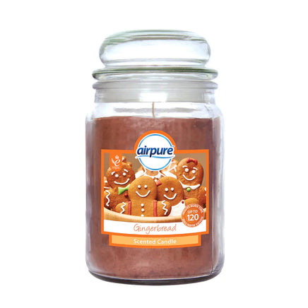 AirPure Large Scented Candle In Glass Jar Christmas Winter Fragrances 510g 18oz Gingerbread candles Christmas galaxy Gift Shop other xmas smell seasonal xcandle xmas smell