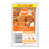 Airpure Air Freshening Wax Melts Christmas Edition Winter Fragrances over 150hr Gingerbread aroma candles Christmas galaxy Gift Shop melts other melts other xmas smell seasonal xmas smell