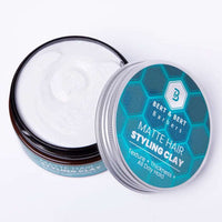 Bert & Bert Barbers by Face Facts Men's Hair & Beard Grooming Styling Products Matte Hair Styling Clay - texture & thickness galaxy hair hair care hair styling