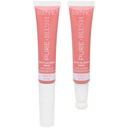 Technic Pure Blush Wands Matte Finish Sponge Tip Hearts Afire blush face galaxy makeup