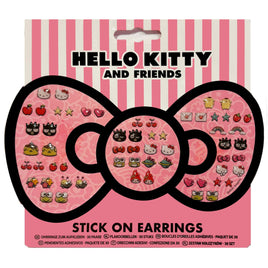 Hello Kitty Stick On Non-piercing Earrings for Little Girls kids Party Shop tiny Toys