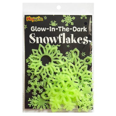 16x Christmas Glow in the Dark Snowflakes, Home and Garden Decorations Christmas seasonal tiny