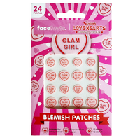 Swizzels Love Heart Blemish Patches Spot Pimple Acne Sticker with Salicylic Acid Glam Girl blemish face care galaxy skin