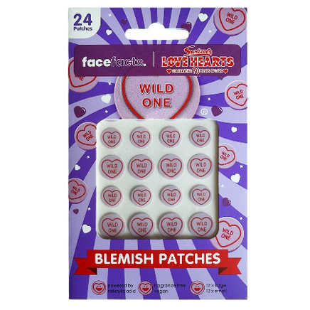 Swizzels Love Heart Blemish Patches Spot Pimple Acne Sticker with Salicylic Acid Wild One blemish face care galaxy skin