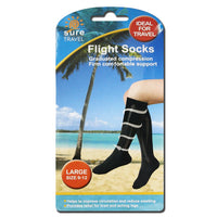 Sure Travel Flight Compression Socks Large - UK 9-12 health tiny