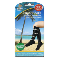 Sure Travel Flight Compression Socks Medium - UK 6-8 health tiny