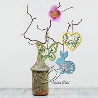 Traditional Easter Wooden Die cut Hanging Decoration Easter seasonal tiny