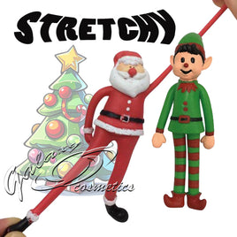 Stretchy Christmas Toy 12cm Stocking Filler Gift Children Fun Toys Christmas seasonal tiny