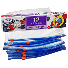 48 SLIDE ZIP LOCK Food Storage / Freezer Bags Large & Strong home tiny