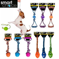 Smart Choice Rope Tug & Pull Dog Toy Strong & Durable Improve Dental Hygiene pets Pets Shop tiny