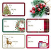 Traditional Christmas Stickers, To / From Self Adhesive Gift Tags, Pack of 50 Christmas seasonal tiny