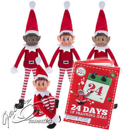 12" Naughty ELF Behaving Badly - Long Leg Christmas Doll Christmas seasonal tiny