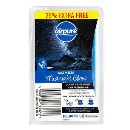 Airpure Air Freshening Wax Melts Christmas Edition Winter Fragrances over 150hr Midnight Glow aroma candles Christmas galaxy Gift Shop melts other melts other xmas smell seasonal xmas smell