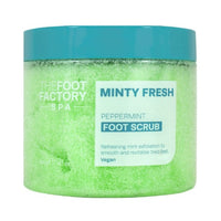 The Foot Factory Scrub Exfoliate & Moisturize the skin 400g Minty Fresh Peppermint foot galaxy hand foot other foot skin