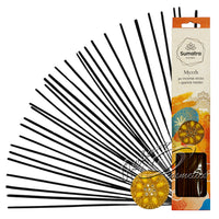 Sumatra 30 Incense Sticks and Sparkle Holder Burner Ash Catcher Set Myrrh candles galaxy