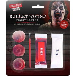 Murder Motel 3D Bullet Wound Prosthetics, Halloween Costume Makeup fancy halloween halloweenmakeup seasonal tiny