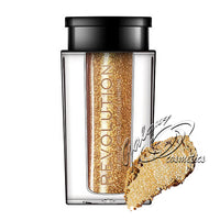 Revolution Crushed Pearl Pigments Eyeshadows Overdraft – antique gold eyes eyeshadow galaxy makeup