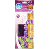 Pan Aroma 40 Incense Sticks and Wooden Holder Burner Ash Catcher Set Soothing Lavender candles