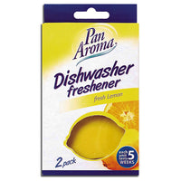 Pan Aroma 2 Pack Dishwasher Freshener, Fresh Lemon Scent, Each Lasts 5 weeks home Home & Garden tiny