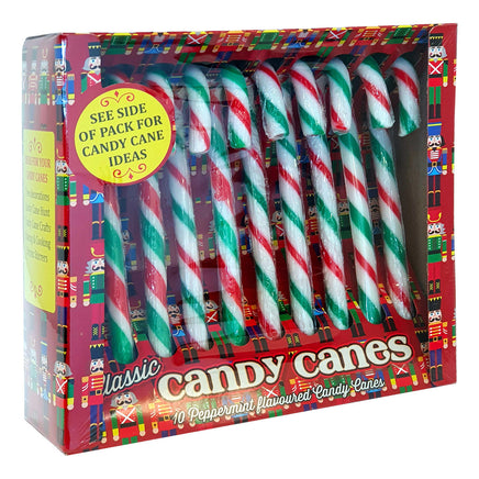 10x Christmas Nutcracker Candy Canes Peppermint Flavour Gift Box Sweets Christmas seasonal tiny