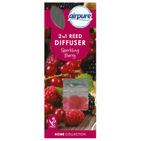 Airpure 2 in 1 Reed Diffuser with Crystal Beads Christmas Winter Fragrances 30ml Sparkling Berry aroma candles Christmas galaxy Gift Shop other xmas smell seasonal xmas smell