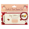 Personalised Scratch To Reveal Voucher & Card MYO Special surprise gift Happy Valentine's Day hearts mother seasonal tiny