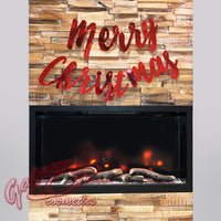 Merry Christmas Bunting Red Foil Banner Hanging Ornament Festive Decoration Christmas other xmas decor seasonal tiny xmas decor