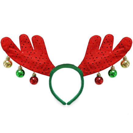 Christmas Headband Novelty Fancy Dress Accessories for Kids / Adults Antlers with Baubles Christmas other xmas wear seasonal tiny xmas wear Xwear