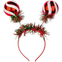 Christmas Headband Novelty Fancy Dress Accessories for Kids / Adults Giant Bauble Bopper Christmas party