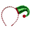 Christmas Headband Novelty Fancy Dress Accessories for Kids / Adults Sequin Elf Hat Christmas party
