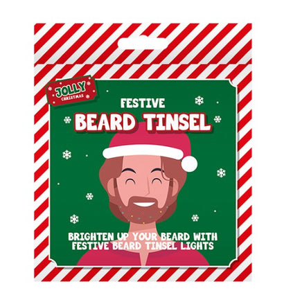 Christmas Beard Lights Festive LED Garland Decoration Beard Tinsel with Lights Christmas other xmas wear seasonal tiny xmas wear Xwear