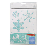 Festive Snow Spray / Stencils Christmas decoration Christmas other xmas decor seasonal tiny xmas decor