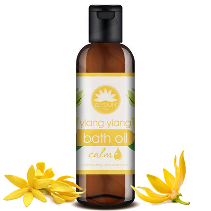 Elysium Spa Bath Oil, calming, relaxing, stress-relief - 150ml Ylang Ylang bath galaxy