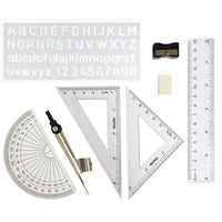 A* Stationery School Math Set in a Tin, Kids Geometry Box kids tiny