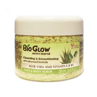 Bio Glow Face and Body Scrub 250ml Aloe Vera & Vitamin E & B5 body care face care skin
