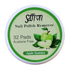 Saffron Scented Nail Varnish Remover Pads 32 Wipes Acetone Free Apple scented nail care nail polish nails