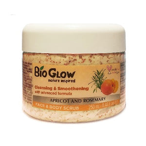Bio Glow Face and Body Scrub 250ml Apricot & Rosemary body care face care skin