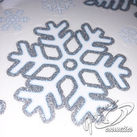20x Glitter Snowflakes Reusable Static Cling Window Sticker Christmas Decoration Christmas other xmas decor seasonal tiny xmas decor