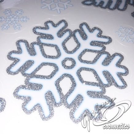 20x Glitter Snowflakes Reusable Static Cling Window Sticker Christmas Decoration Christmas other xmas decor seasonal tiny xmas decor