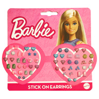 Barbie Stick On Non-piercing Earrings for Girls kids tiny