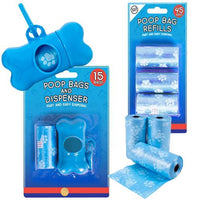 World of Pets Dog Waste Poop Bags & Bone Shaped Dispenser pets tiny