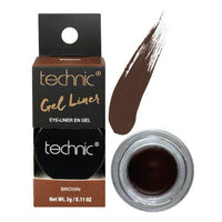 Technic Gel Pot Eyeliner Long lasting, Vegan. Black, Brown Brown eyeliner eyes makeup