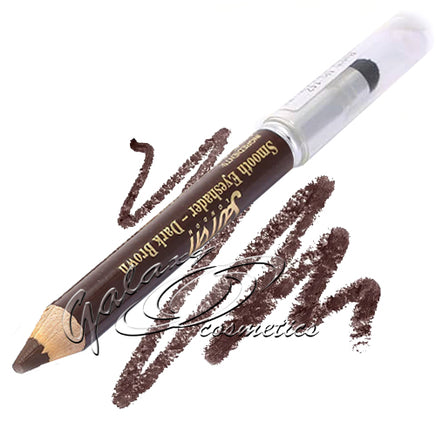 Saffron Smooth Eyeshader with Smudger, Smoky Effect Eye Liner Shadow Pencil Dark Brown eyeliner eyes eyeshadow galaxy makeup